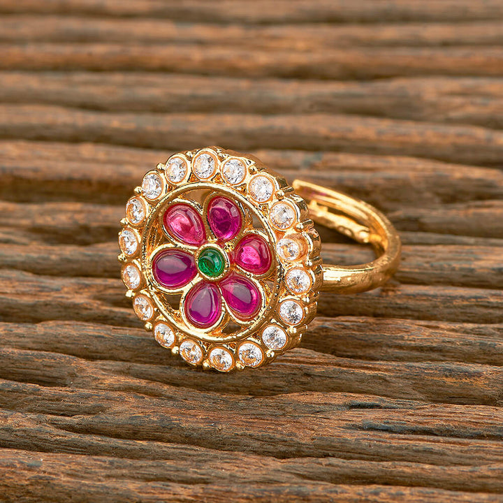 Antique Adjustable Ring With Gold Plating 218787