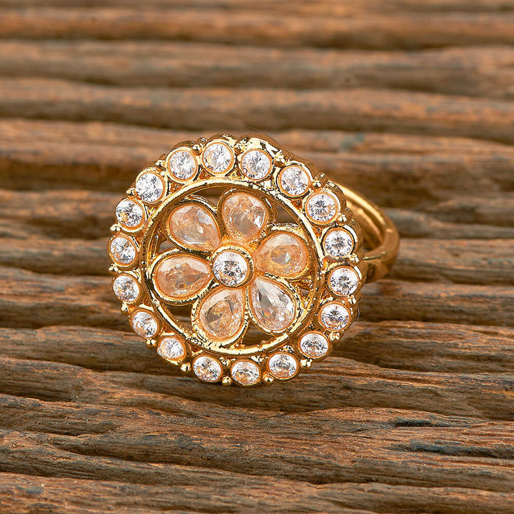 Antique Adjustable Ring With Gold Plating 218787