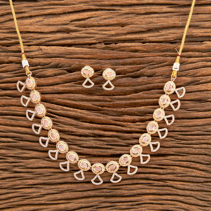 Antique Classic Necklace With Rose Gold Plating 218800