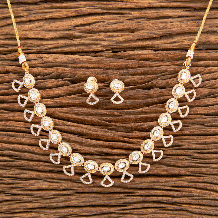 Antique Classic Necklace With Rose Gold Plating 218800