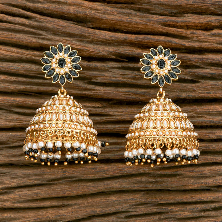 Antique Jhumki With Gold Plating 218900