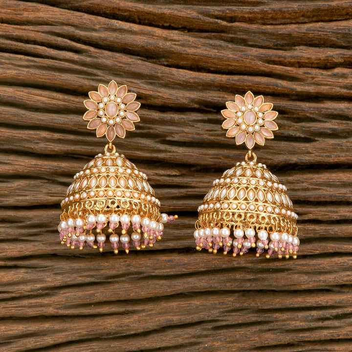 Antique Jhumki With Gold Plating 218900