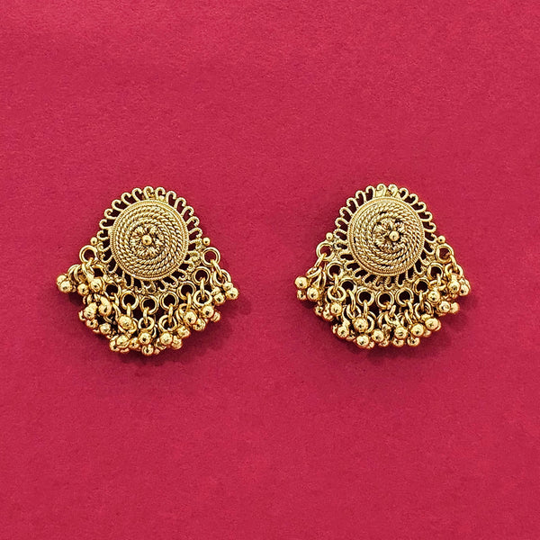 219466 Antique Moti Tops With Gold Plating