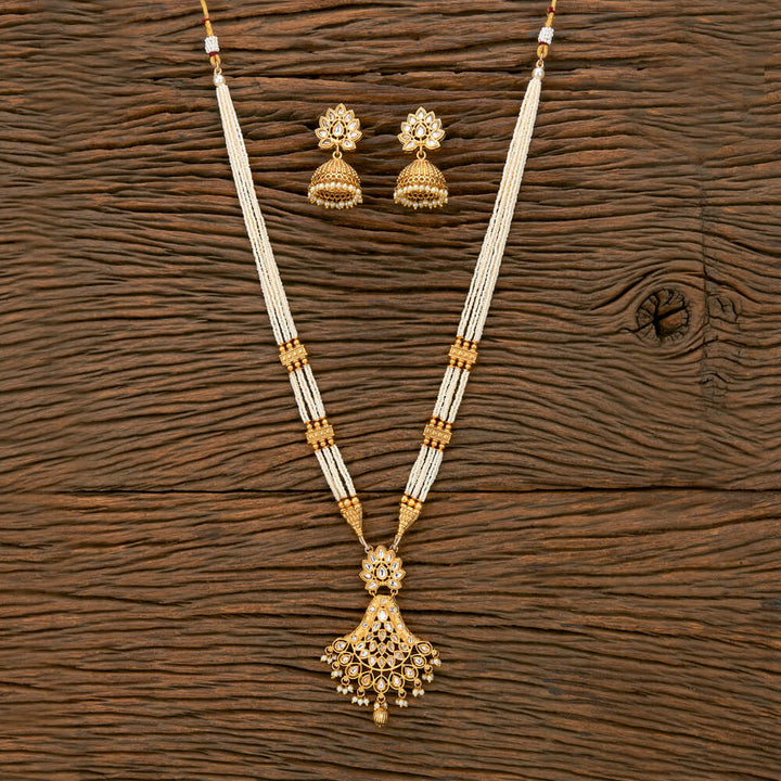 Antique Classic Pendant Set With Gold Plating 219506