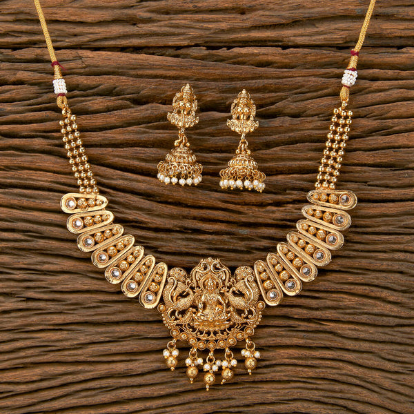 Antique Temple Necklace With Gold Plating 219514