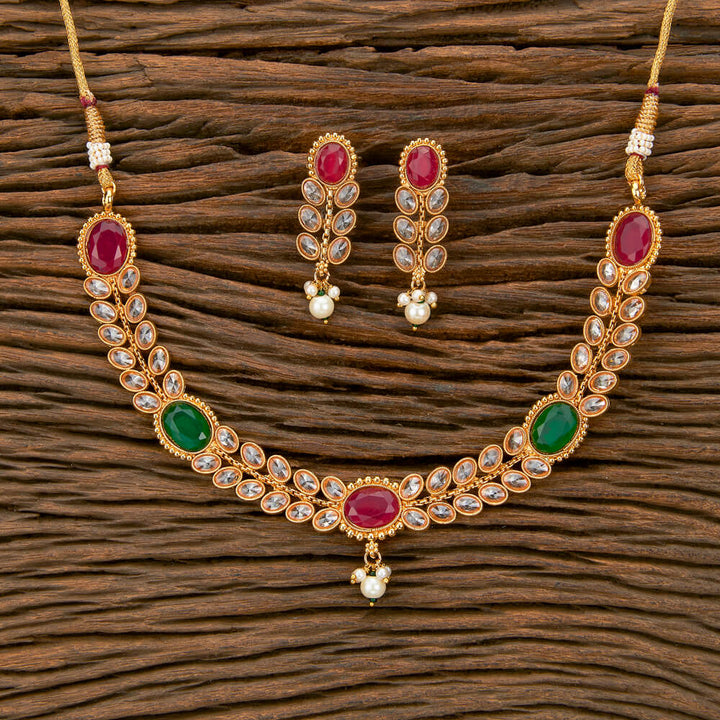 Antique Classic Necklace With Gold Plating 220002