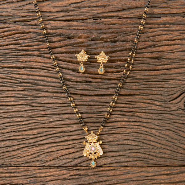 Antique Classic Mangalsutra With Gold Plating 220079