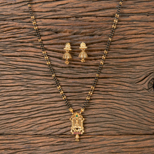 Antique Classic Mangalsutra With Gold Plating 220080