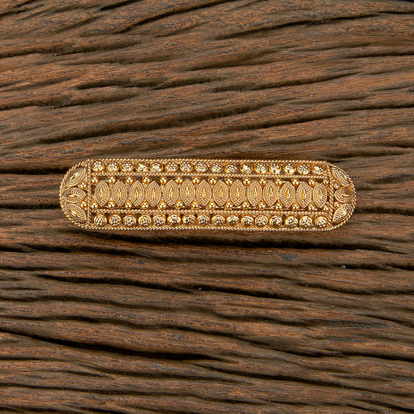 Antique Plain Gold Hair Clip With Gold Plating 220215