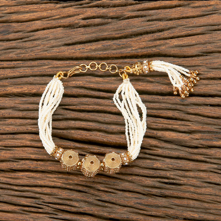 Antique Adjustable Bracelet With Gold Plating 220370