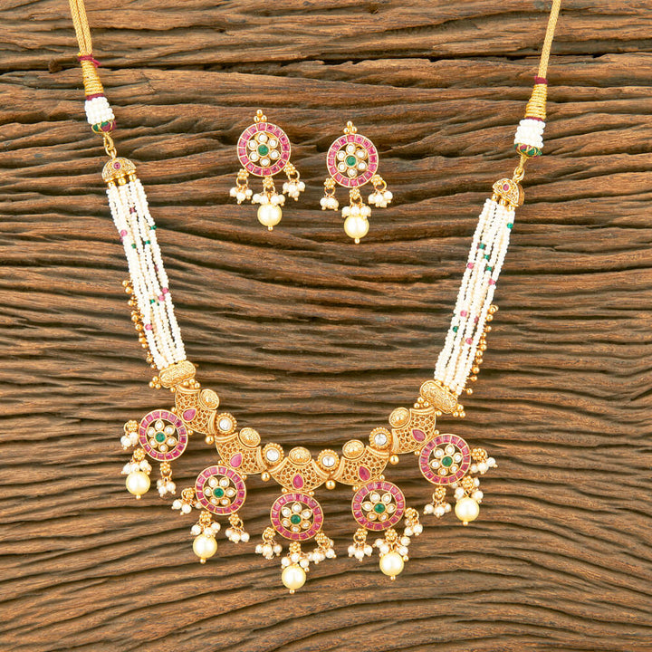 Antique Classic Necklace With Gold Plating 220729