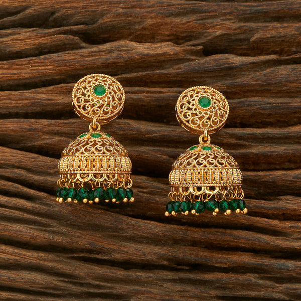Antique Moti Jhumki With Gold Plating 220730
