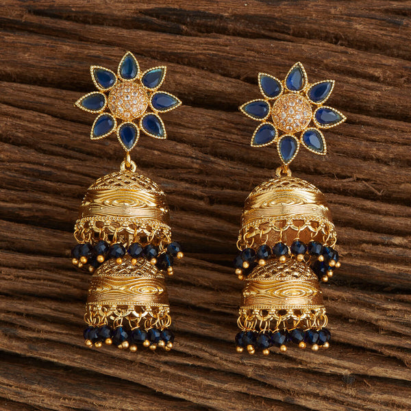 Antique Jhumki With Gold Plating 220829