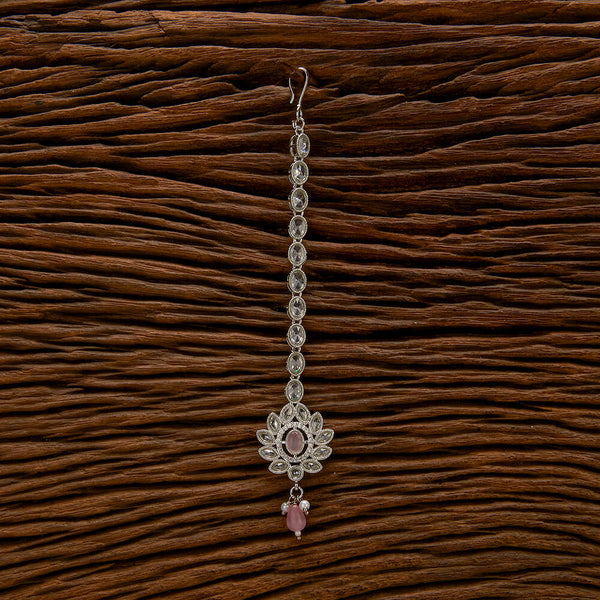 Antique Pearl Tikka With Rhodium Plating 221175