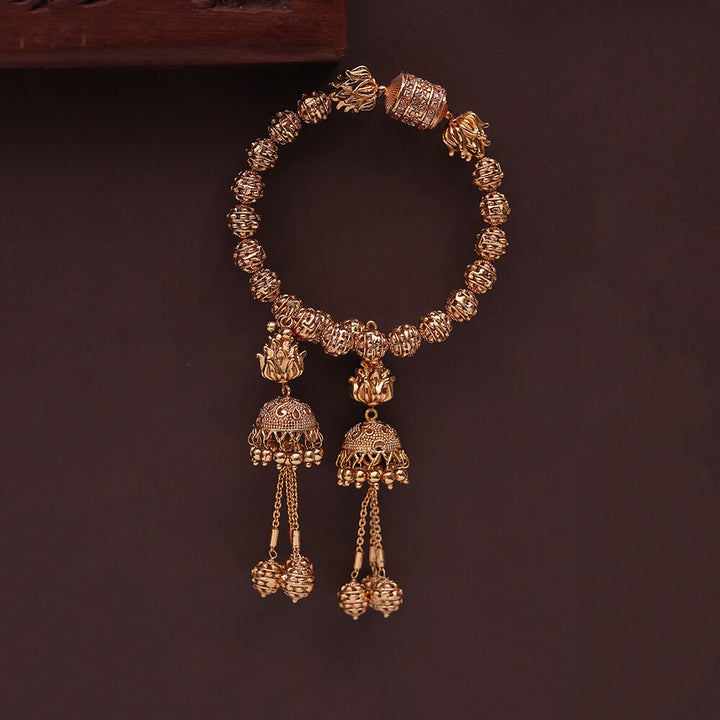 Antique Openable Bracelet With Gold Plating 221597