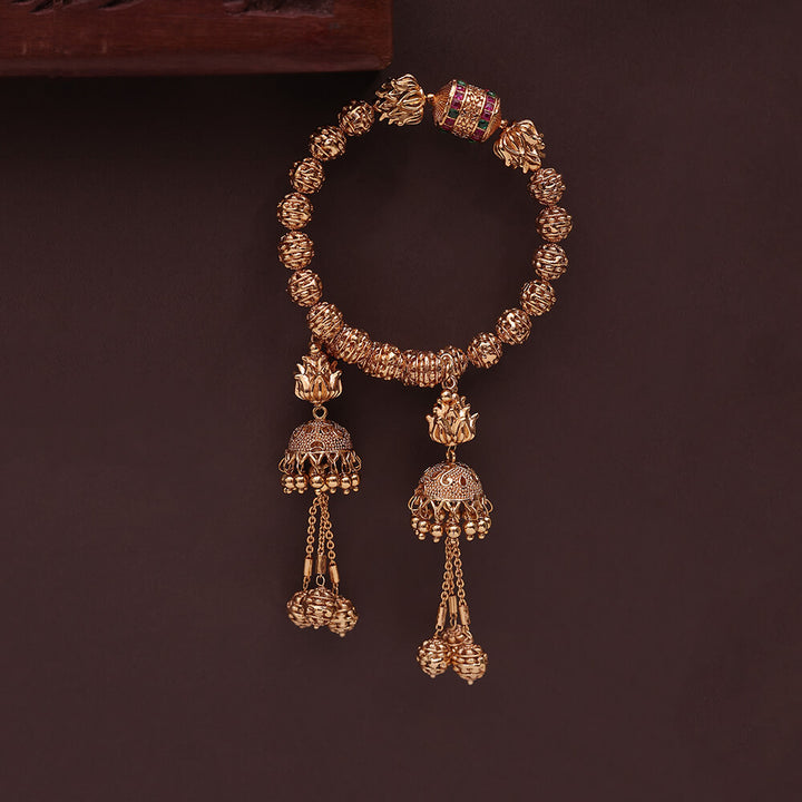 Antique Openable Bracelet With Gold Plating 221597