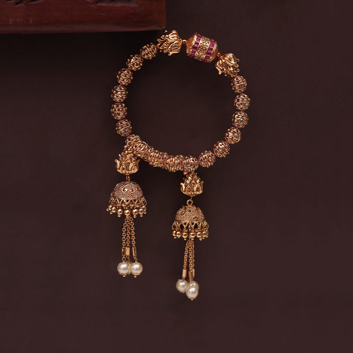 Antique Openable Bracelet With Gold Plating 221597