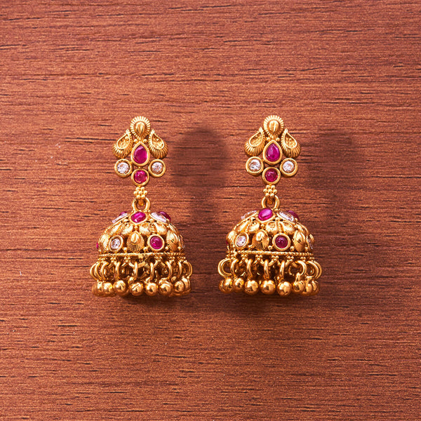 Antique Delicate Earring With Gold Plating 221660