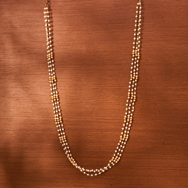 Antique Mala Necklace With Gold Plating 221718