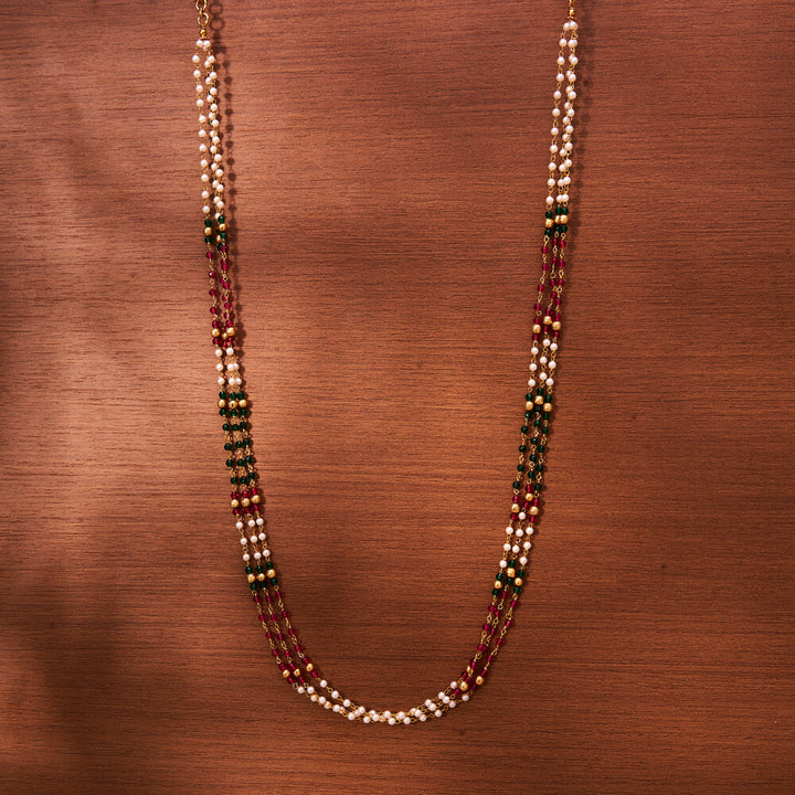 Antique Mala Necklace With Gold Plating 221718