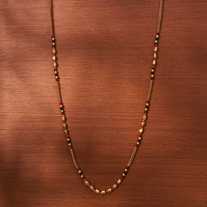 Antique Mala Necklace With Gold Plating 221720