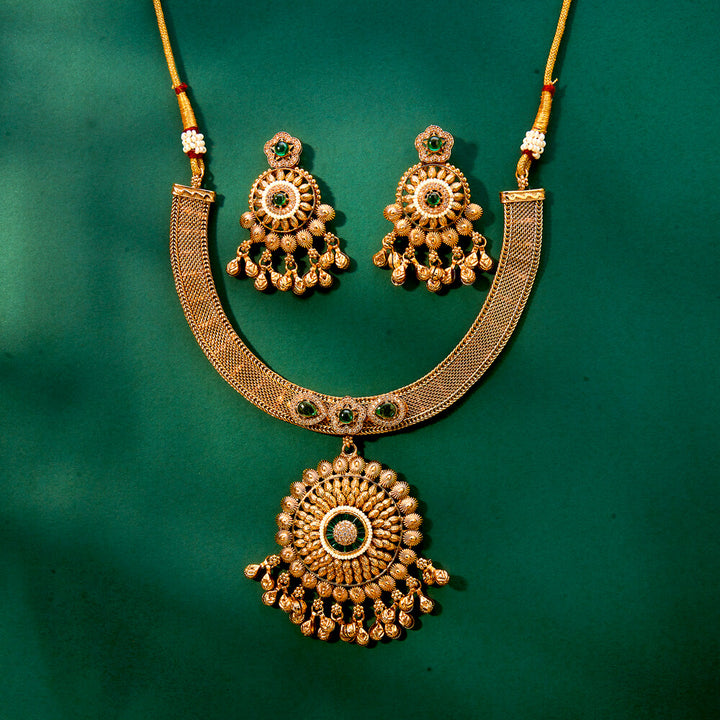 Antique Classic Necklace With Gold Plating 221967