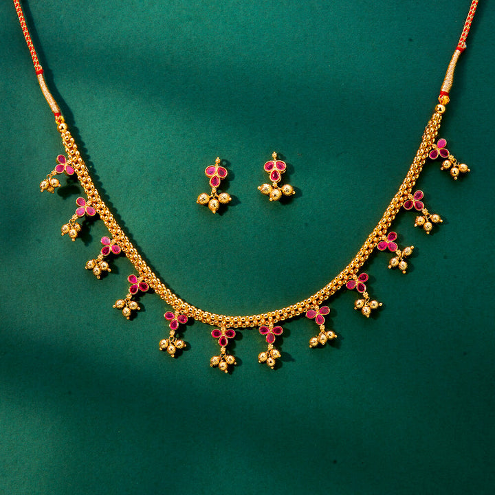 Antique Classic Necklace With Gold Plating 222060