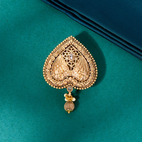 222465 Antique Classic Brooch With Gold Plating