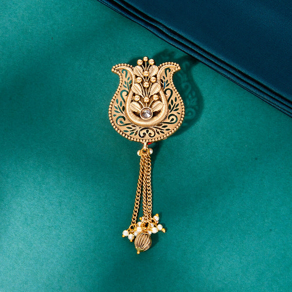 222467 Antique Classic Brooch With Gold Plating