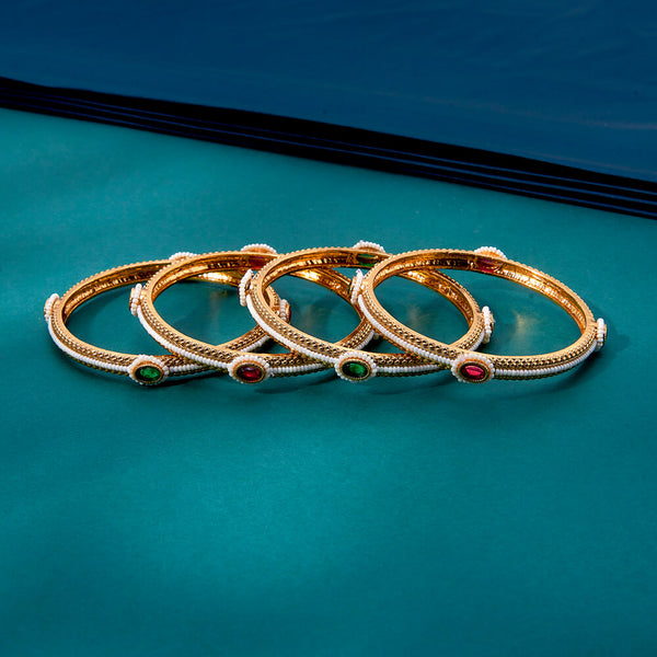 222528 Antique Classic Bangles With Gold Plating