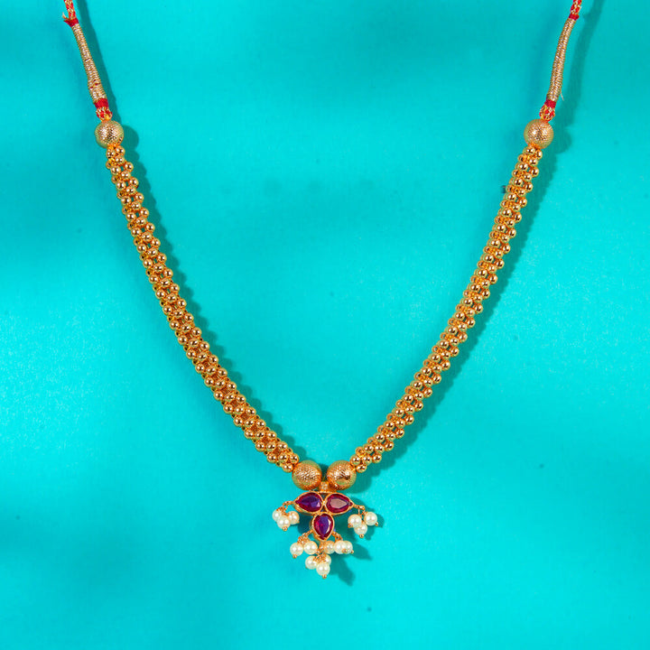 Antique Classic Necklace With Gold Plating 222680