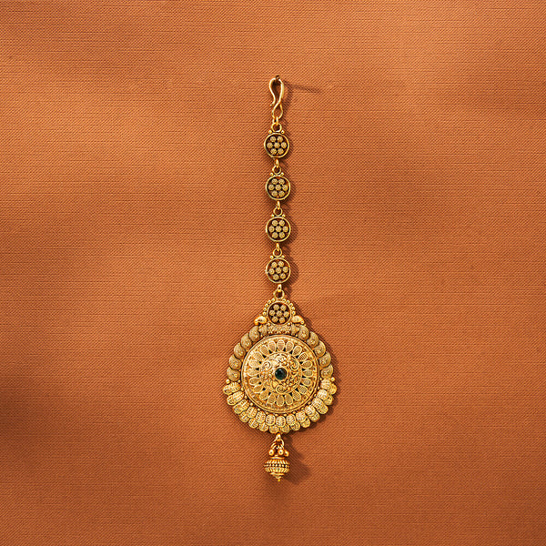 223493 Antique Classic Tikka With Matte Gold Plating