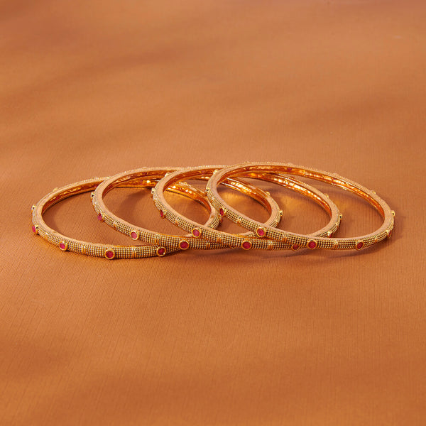 223578 Antique Classic Bangles With Gold Plating