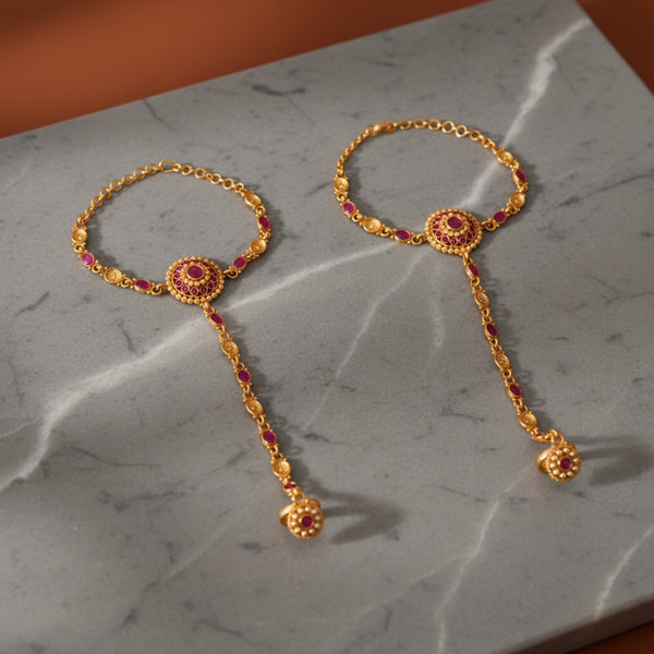 223595 Antique Classic Hath Pan With Matte Gold Plating