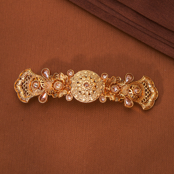 223742 Antique Classic Hair Clip With Gold Plating