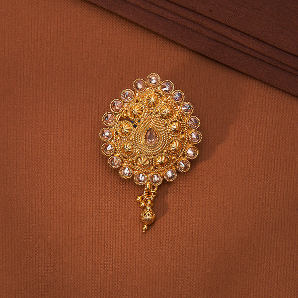 223832 Antique Classic Brooch With Gold Plating