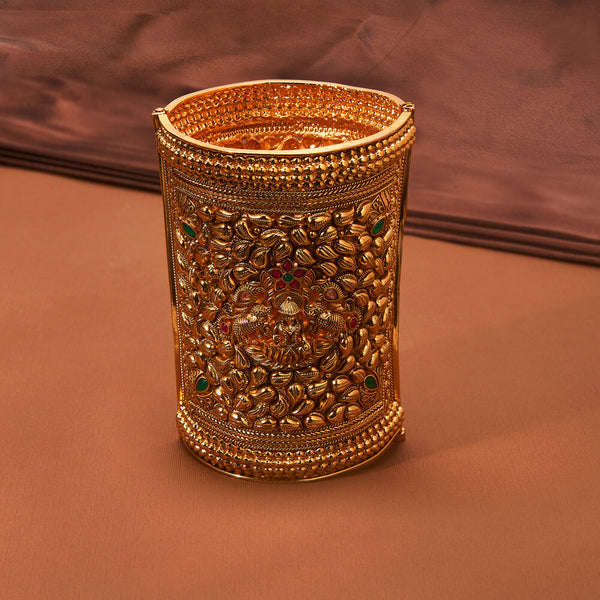 223947 Antique 1 Pc Openable Bangles With Gold Plating