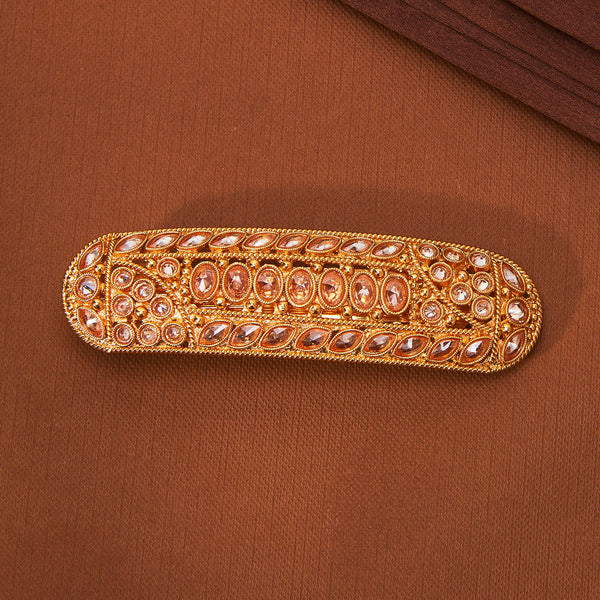 223990 Antique Classic Hair Clip With Gold Plating