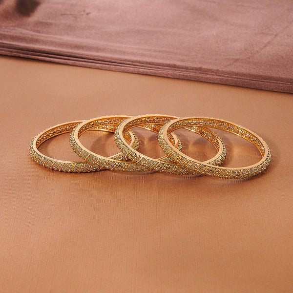 224124 Antique Classic Bangles With Gold Plating