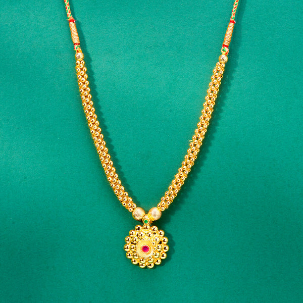 224205 Antique Classic Necklace With Gold Plating