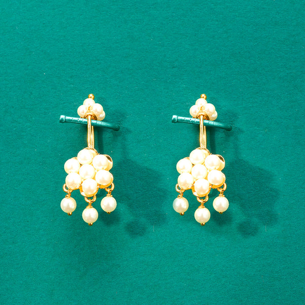 224218 Antique Moti Earring With Gold Plating