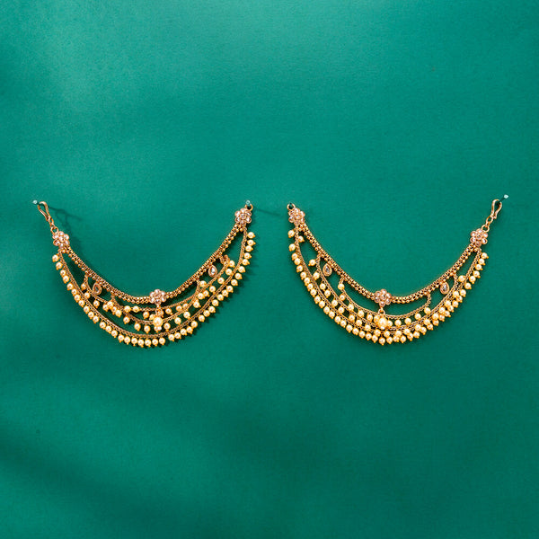 224393 Antique Classic Ear Chain With Gold Plating