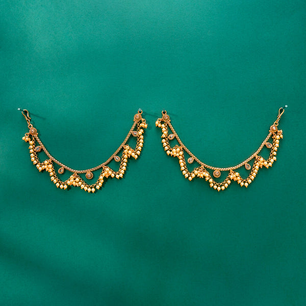 224395 Antique Classic Ear Chain With Gold Plating