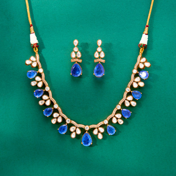 224493 Antique Classic Necklace With Gold Plating