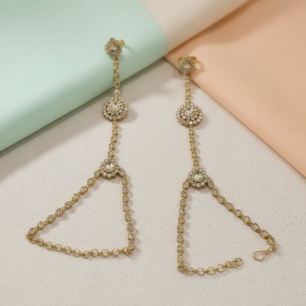 225163 Antique Classic Hath Pan With Mehndi Plating