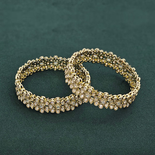 225327 Antique Classic Bangles With Mehndi Plating