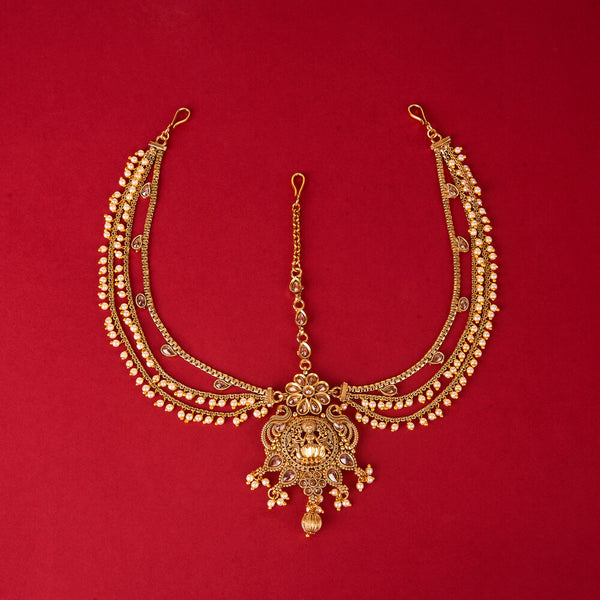 225634 Antique Temple Damini With Gold Plating