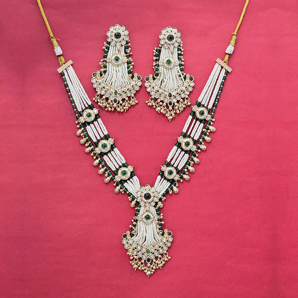 225675 Antique Pearl Necklace With Gold Plating