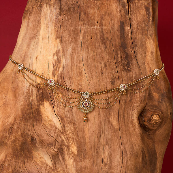 225763 Antique Classic Belt With Gold Plating