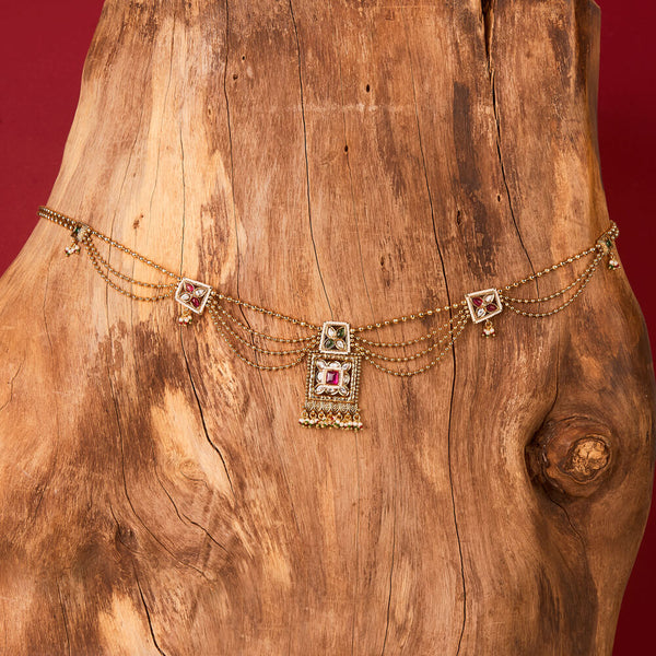 225764 Antique Classic Belt With Gold Plating